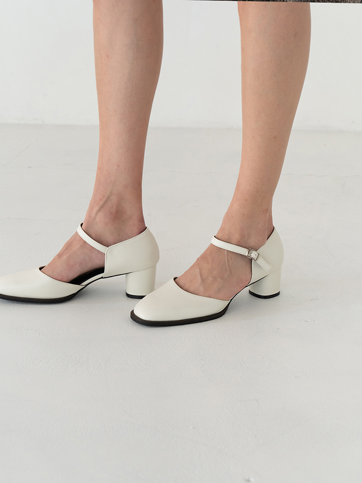 038 mid marry-jane pumps (ivory)